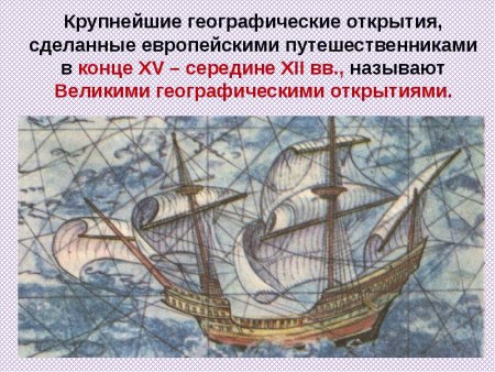 Великие географические открытия "России 15 век"