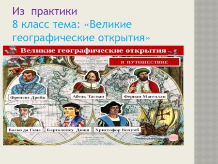 Лента великих географических открытий