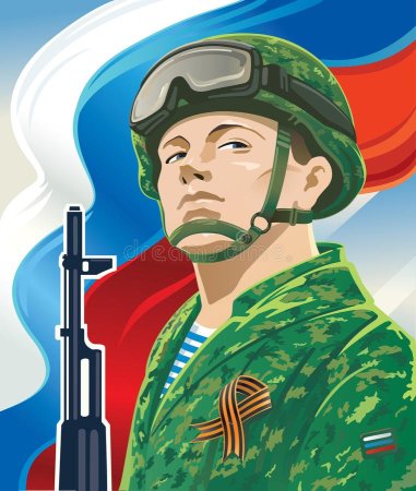 Два солдата рисунок карандашом