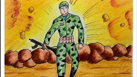 Поделки на тему война