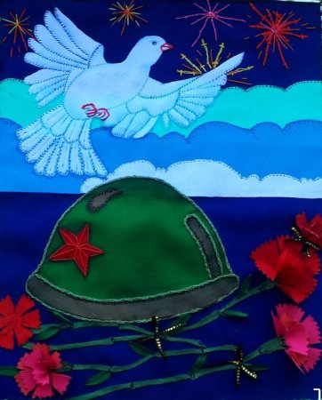 Рисунок солдату миротворцу