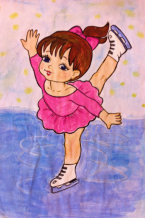 Рисунок мой любимый вит спорта