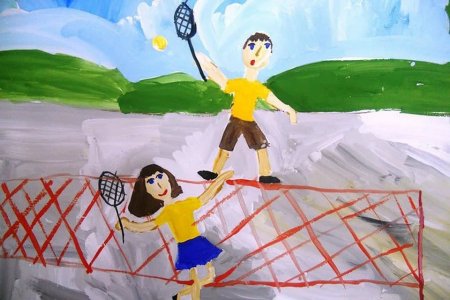 Рисунок на тему любимый вид спорта