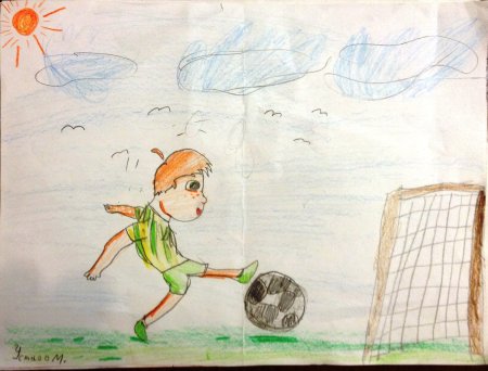 Рисунок на тему спорт