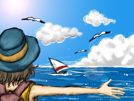 Море рисунок