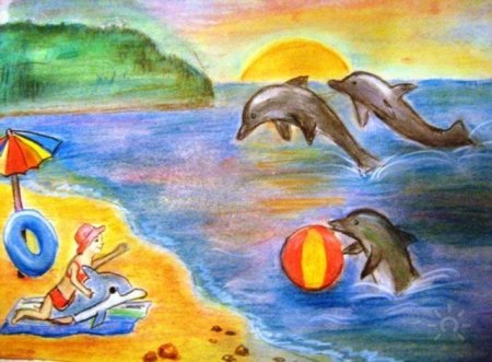 Моё счастливое детство рисунки