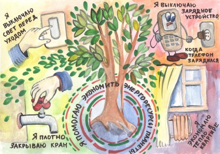 Плакат по экономии энергоресурсов