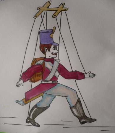 Эскиз куклы Марионетки