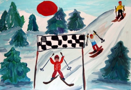 Конкурс рисунков Олимпийские надежды