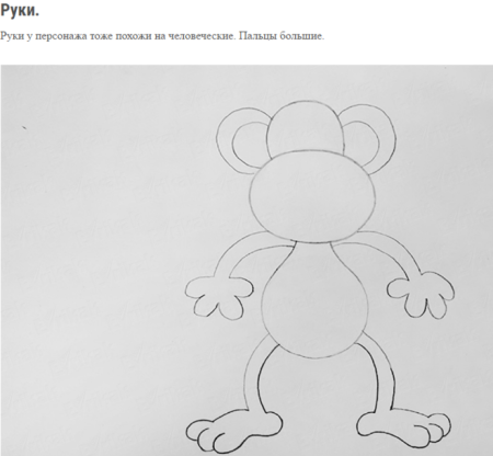 Рисунки с мартышкой и Оками