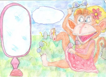 Зеркало и очки басня Крылова