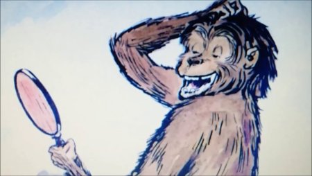 Рисунок к басне Крылова мартышка и очки 3 класс