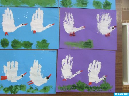 Рисование в подготовительной группе на тему перелетные птицы