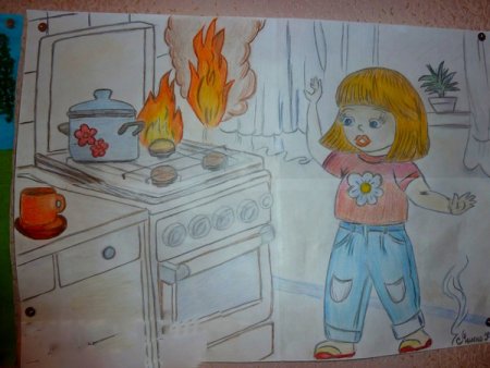 Рисунки по технике безопасности для детей дошкольного возраста