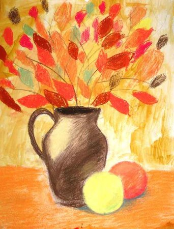 Рисование с детьми натюрморт