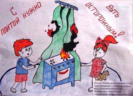 Рисунки на тему будьте осторожны с огнем