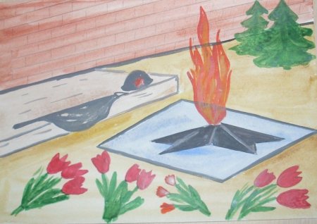 Рисунок на 9 мая