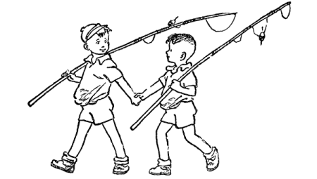 Раскраска к рассказу Носова огурцы