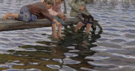 Николай Богданов-Бельский лето 1911