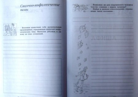 Дневник музыкальных размышлений 8 класс