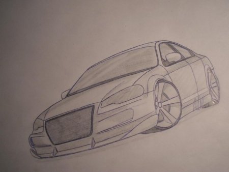 Рисунок БМВ м5