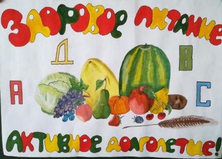 Рисунок на тему витамины