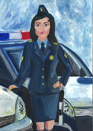 Мама полицейский