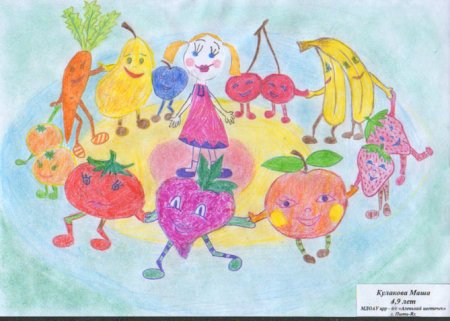 Рисунок на тему ЗОЖ