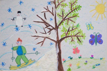 Рисование мое любимое время года