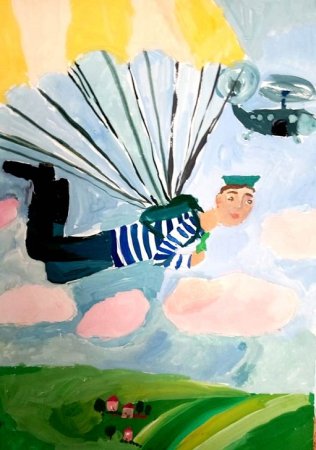 Рисование пограничник с собакой
