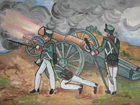 Детские рисунки Бородинское сражение 1812 года