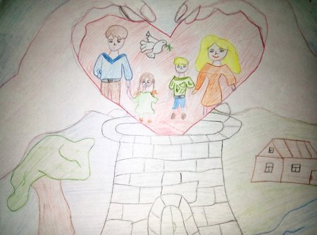 Рисунок на тему моя семья