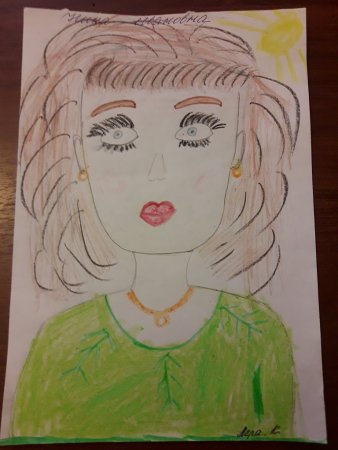 Рисование мой любимый воспитатель