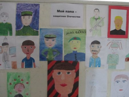 Рисование мой папа солдат