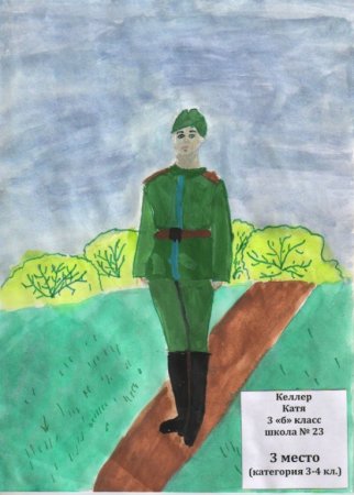 Рисование тема: «солдат».