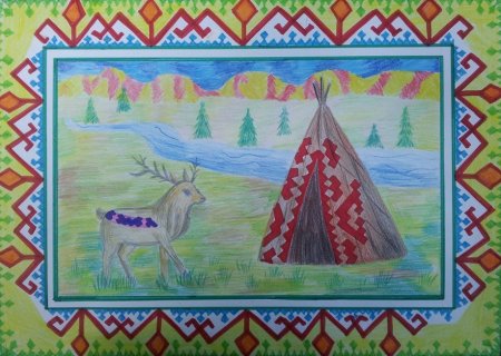 Югра рисунки Ханты манси