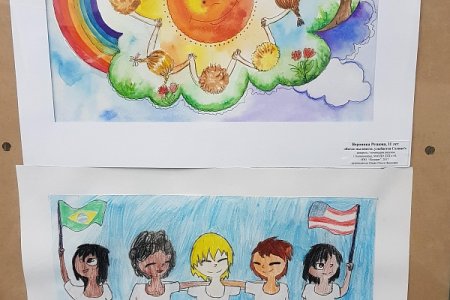 Рисунок на тему возьмемся за руки