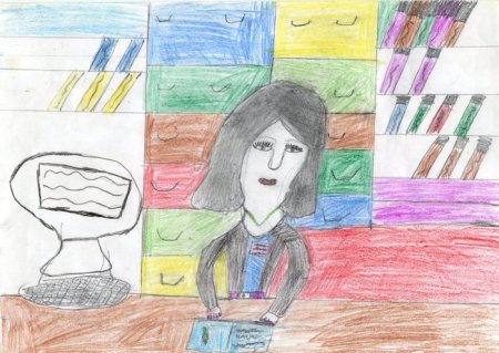 Рисунок на тему профессия мамы