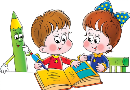 Мультяшные школьники