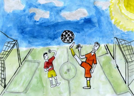 Рисунок на тему спорт