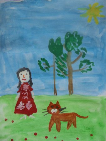 Рисунок на тему мой питомец