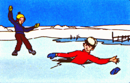 Опасность на льду