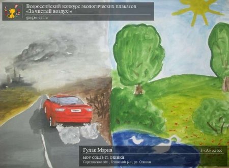 Плакат на тему чистый воздух залог здоровья