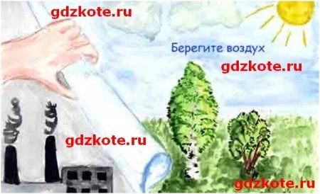 Плакат не загрязняйте природу