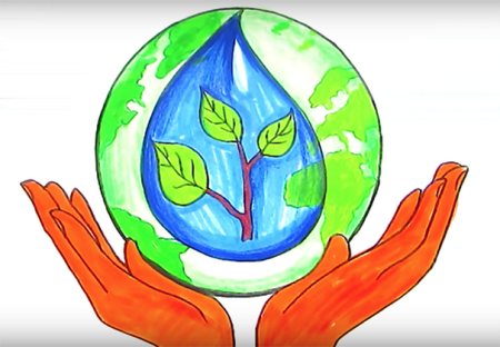 Рисунок на тему береги природу