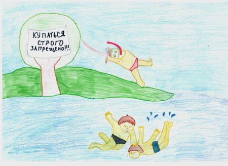 Конкурс рисунков безопасность на воде