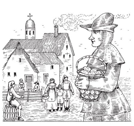 Средневековье г карандаш