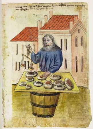 Средневековые миниатюры ремесленники