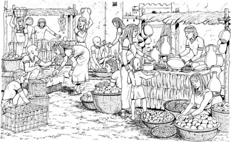 Средневековый базар