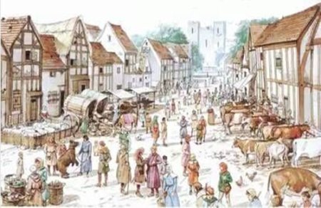 Ярмарка в Шампани в средние века